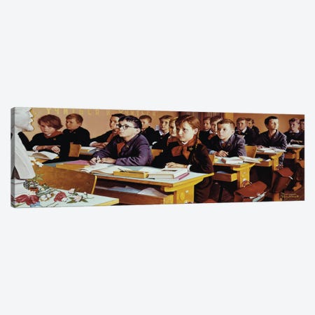 Education  Canvas Print #NRL31} by Norman Rockwell Canvas Print