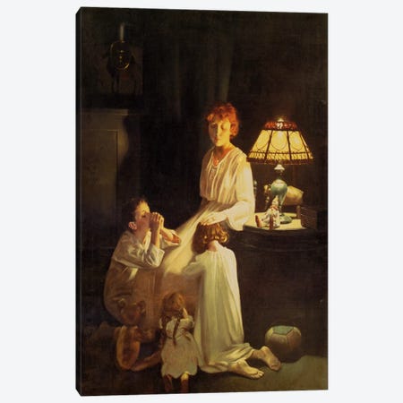 The Stuff of which Memories Are Made Canvas Print #NRL328} by Norman Rockwell Canvas Artwork