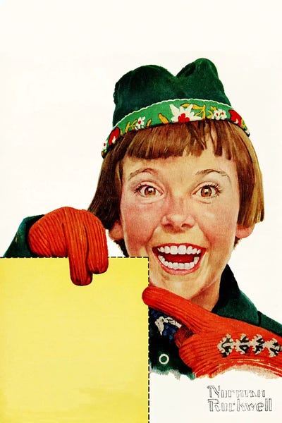 Norman Rockwell: Look Mom - Only Mothers by Norman Rockwell