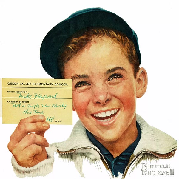 Norman Rockwell: Portrait of Mike Hayward by Norman Rockwell