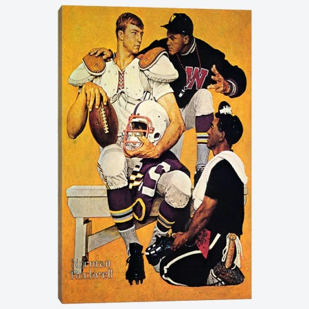 The Recruit Canvas Print #NRL36} by Norman Rockwell Canvas Art