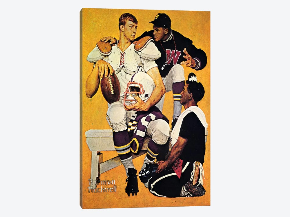 The Recruit by Norman Rockwell 1-piece Canvas Wall Art