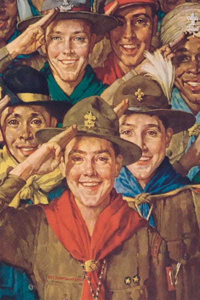 Norman Rockwell: An Army of Friendship by Norman Rockwell