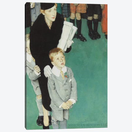 An Audience of One Canvas Print #NRL399} by Norman Rockwell Canvas Art Print