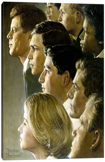The Peace Corps Canvas Art Print - John F. Kennedy
