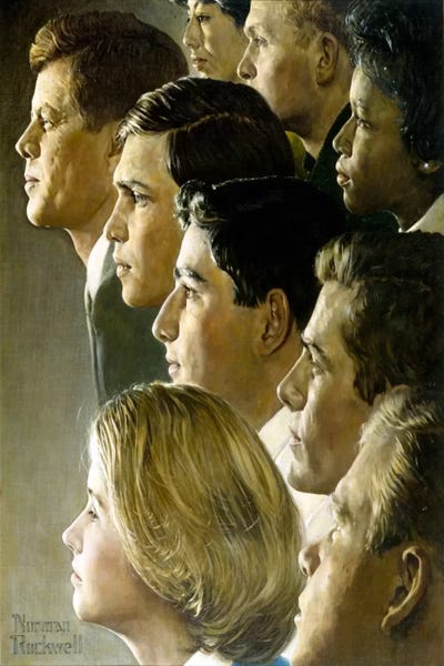 Norman Rockwell: The Peace Corps by Norman Rockwell