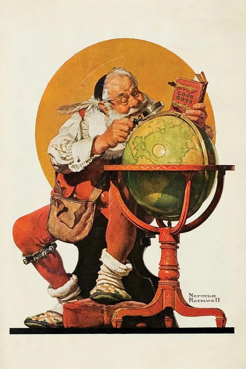 Santa Consulting Globe