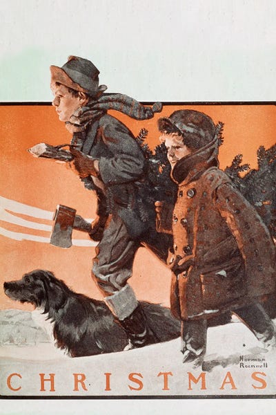 Norman Rockwell: Christmas Ver. II by Norman Rockwell