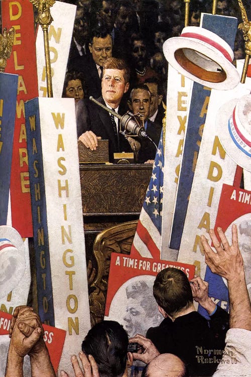 A Time for Greatness by Norman Rockwell wall art