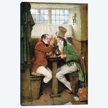 To Father Christmas Canvas Print #NRL51} by Norman Rockwell Canvas Art Print
