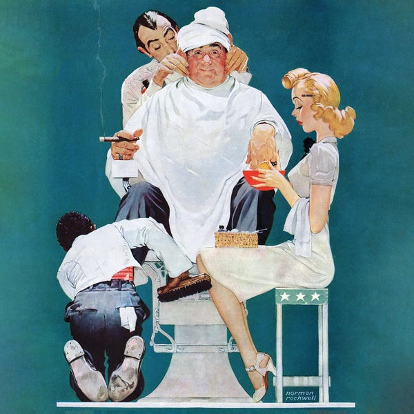 Office Humor: Full Treatment by Norman Rockwell