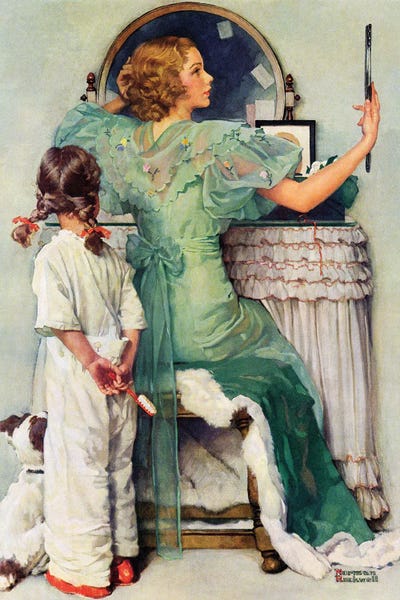 Norman Rockwell: Going Out by Norman Rockwell