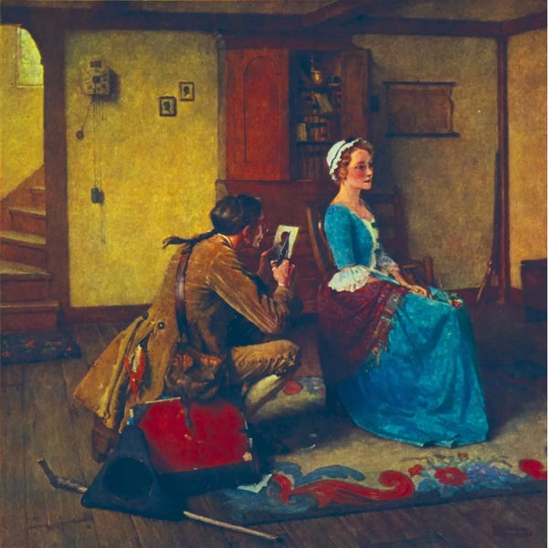 Norman Rockwell: The Silhouette  by Norman Rockwell