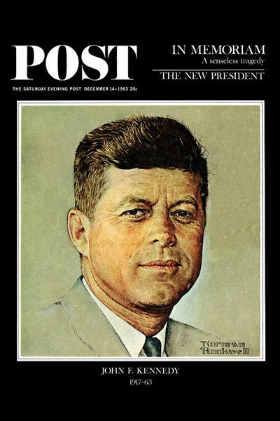 John F. Kennedy: John F. Kennedy In Memoriam by Norman Rockwell
