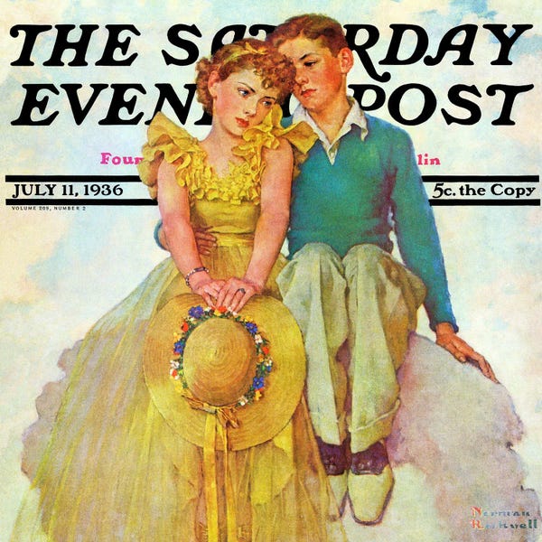 Magazines: On Top Of The World, 1936 by Norman Rockwell