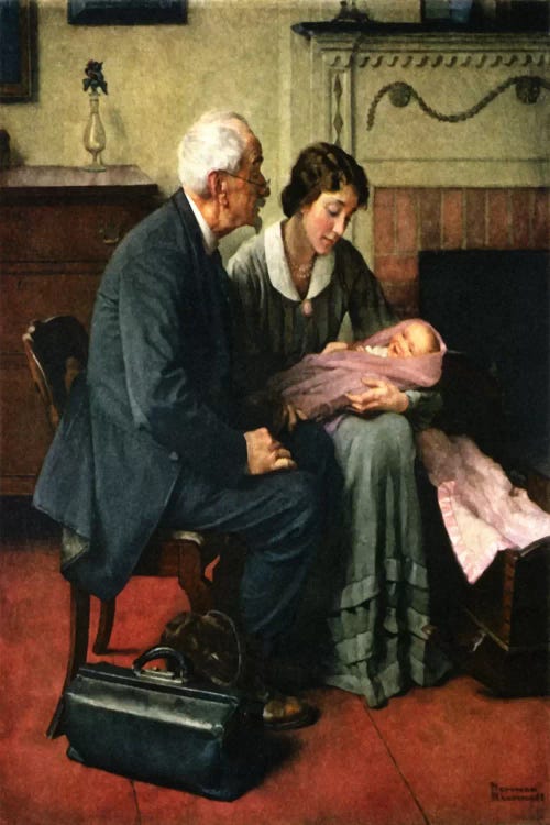 My Neighbors and Myself by Norman Rockwell wall art