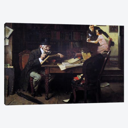 The Book of Romance Canvas Print #NRL60} by Norman Rockwell Canvas Art