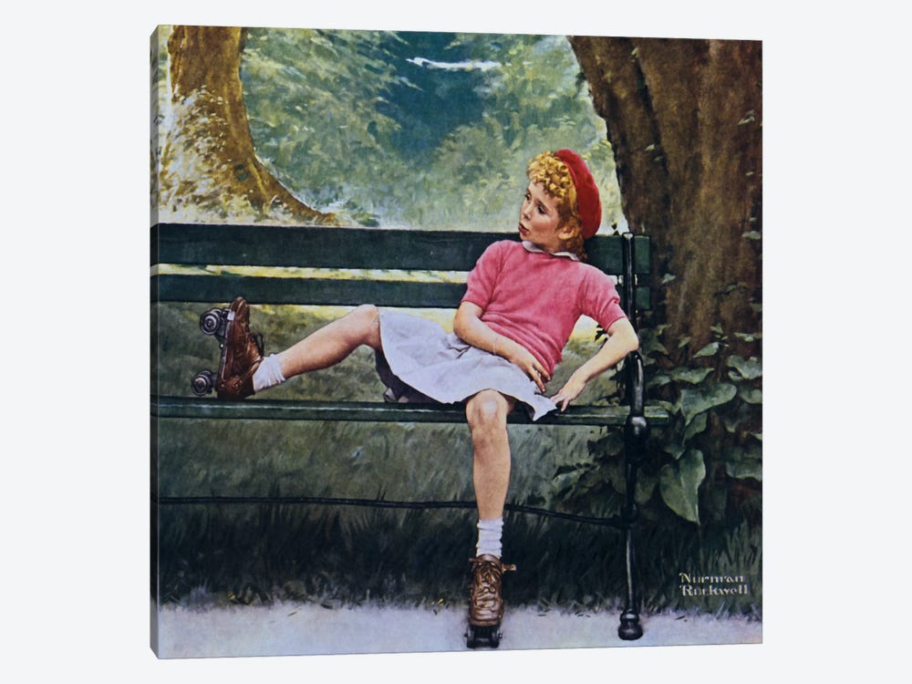 The Meeting by Norman Rockwell 1-piece Canvas Art