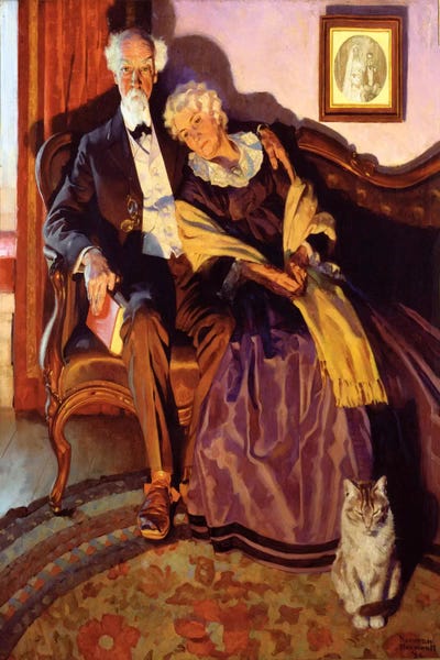 Norman Rockwell: When Winter Comes by Norman Rockwell