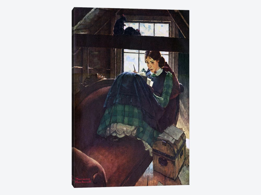 The Most Beloved American Writer Woman 1-piece Canvas Art Print