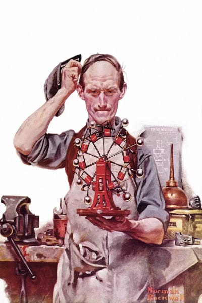 Norman Rockwell: Perpetual Motion by Norman Rockwell