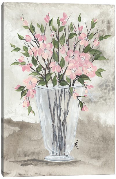 Dogwood Vase Canvas Art Print