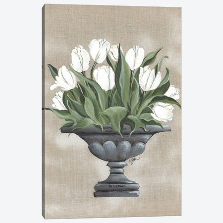 Tulip Urn Canvas Print #NRS28} by Julie Norkus Canvas Print
