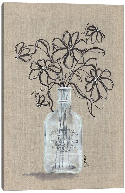 Sketchy Floral I Canvas Art Print
