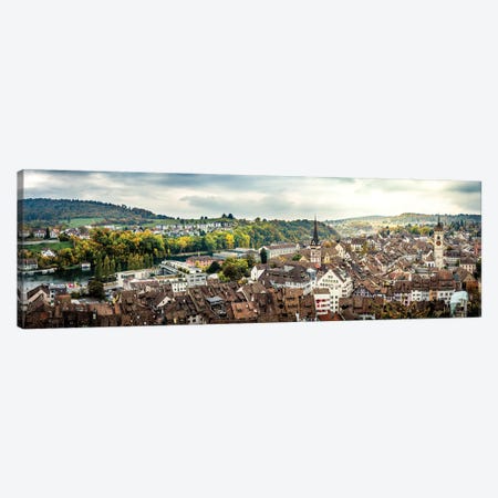 Panorama Of Switzerland Canvas Print #NRV148} by Nik Rave Canvas Art Print