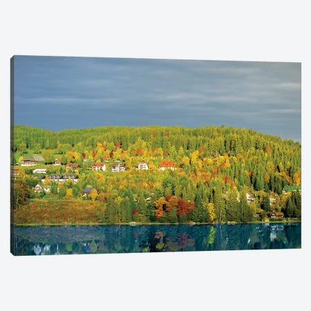 Germany View On An Embankment Canvas Print #NRV165} by Nik Rave Canvas Art