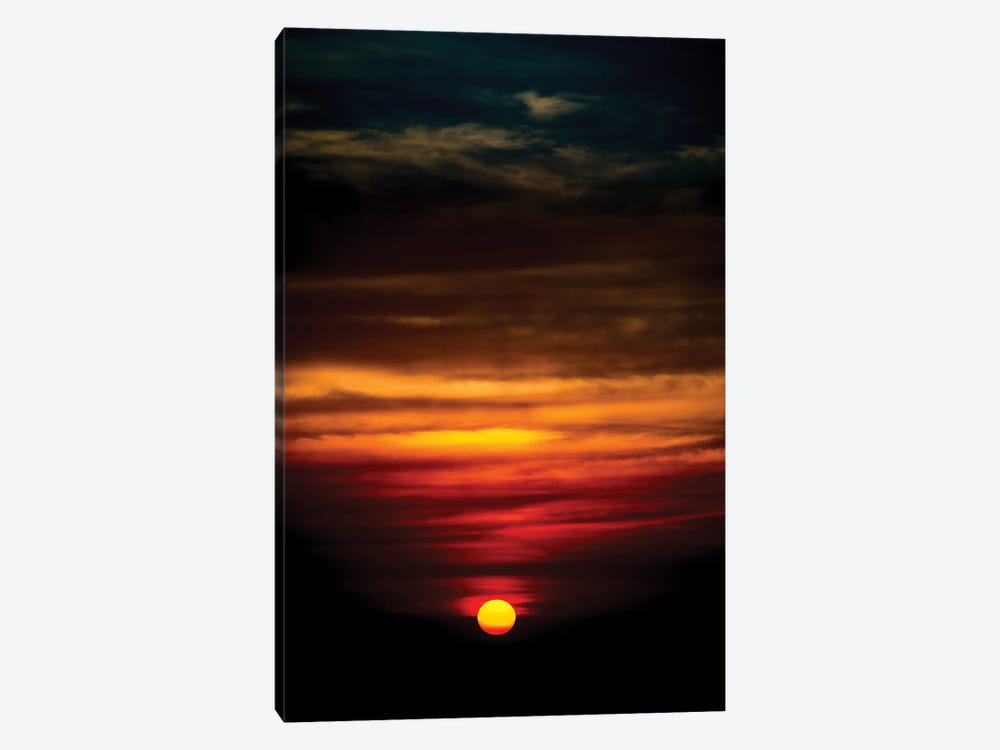 Sunset In A Deep Blue Sky by Nik Rave 1-piece Canvas Art