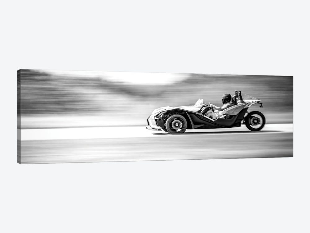Polaris Slingshot On The Track In Motion by Nik Rave 1-piece Canvas Art