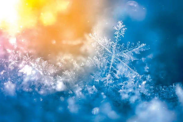 Nik Rave: Epic Snowflake On The Sun by Nik Rave