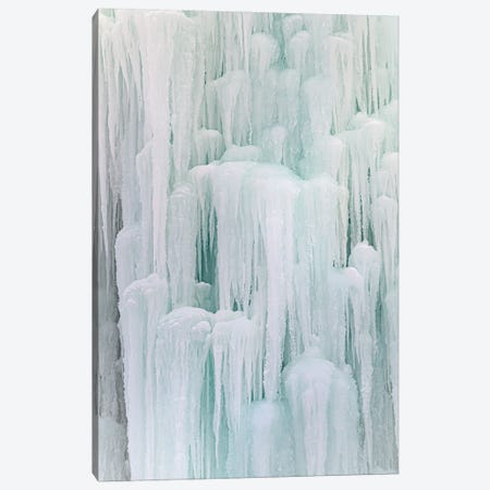 Frozen Waterfall Canvas Print #NRV357} by Nik Rave Canvas Art Print