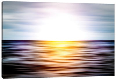 Epic Sunrise In Motion Canvas Art Print - Nik Rave