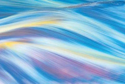 A Motion Of An Ocean by Nik Rave framed canvas print