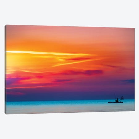 Sunset Of A Dream Canvas Print #NRV511} by Nik Rave Canvas Wall Art