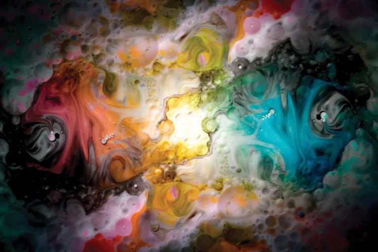 The Universe Of Colors Art Of Milk And Ink by Nik Rave wall art