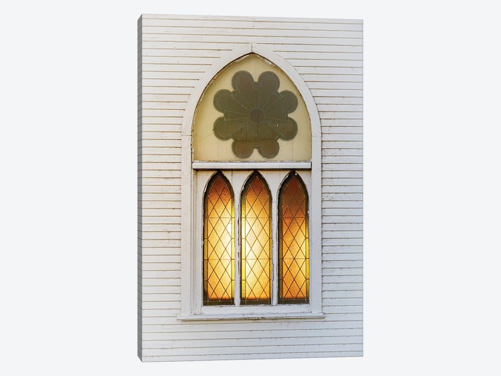 Window In A Church On The Sunset by Nik Rave 1-piece Canvas Artwork