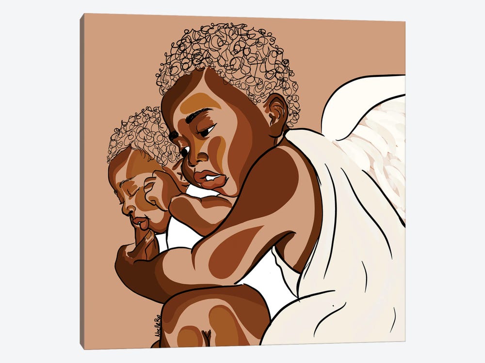 Touched By An Angel by NoelleRx 1-piece Canvas Wall Art