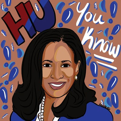 Madam Vice President by NoelleRx art print