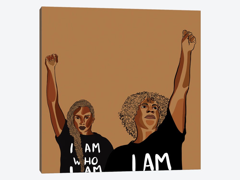 I Am A Black Woman by NoelleRx 1-piece Canvas Artwork