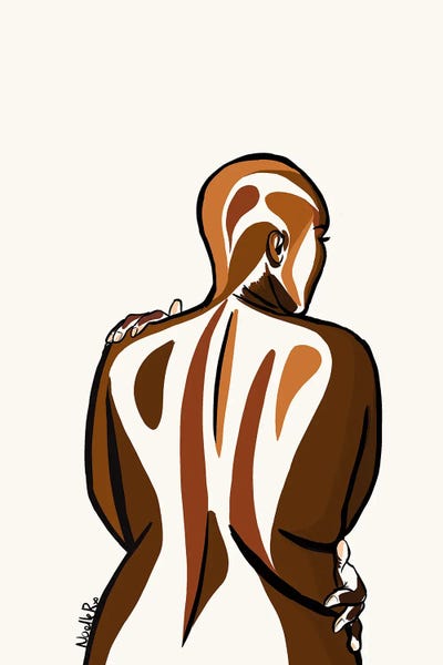 Love Your curves I by NoelleRx acrylic art print