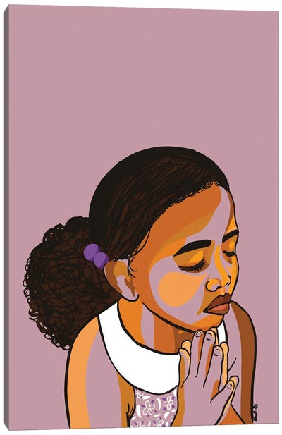 Teach The Children To Pray Canvas Art Print