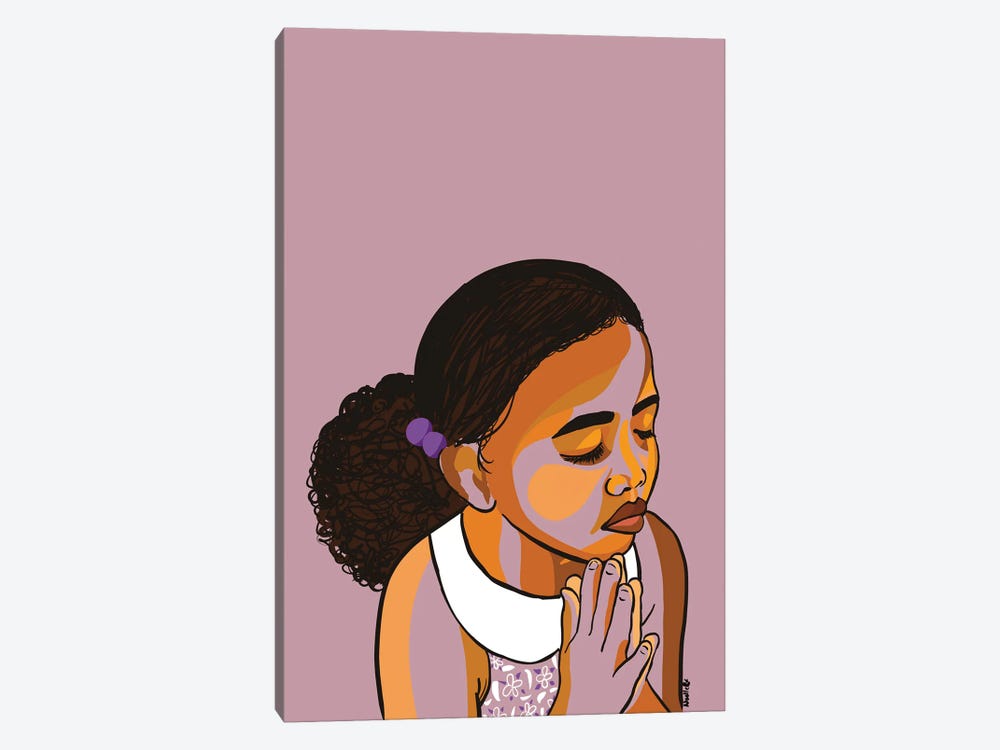 Teach The Children To Pray by NoelleRx 1-piece Canvas Wall Art