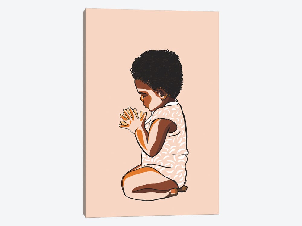 Teach The Babies To Pray by NoelleRx 1-piece Canvas Artwork