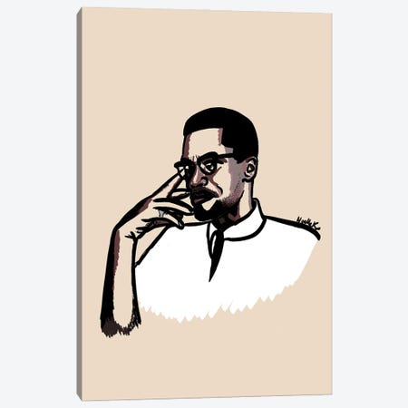 Brother Malcolm Canvas Print #NRX39} by NoelleRx Canvas Print