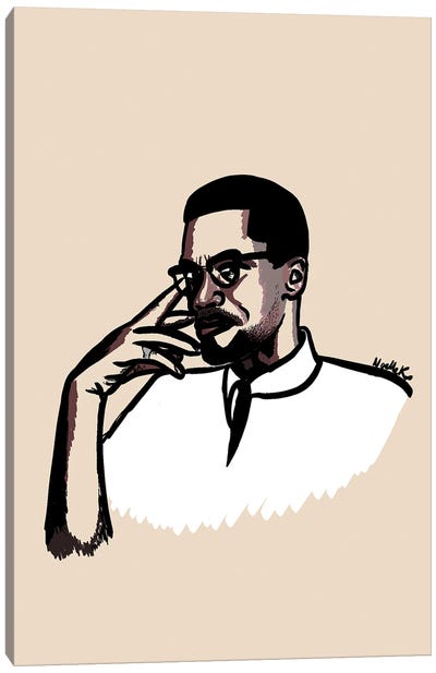 Brother Malcolm Canvas Art Print