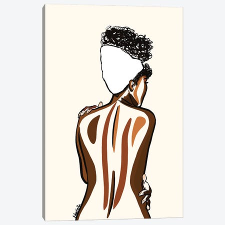 Love Your Body Canvas Print #NRX42} by NoelleRx Canvas Art