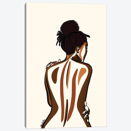Love Your Body II Canvas Print #NRX44} by NoelleRx Canvas Art Print